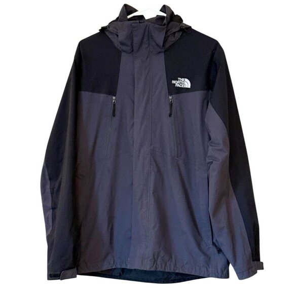 The North Face Men's Zip Front Hooded Hyvent Jacket Black Size M - Picture 1 of 7